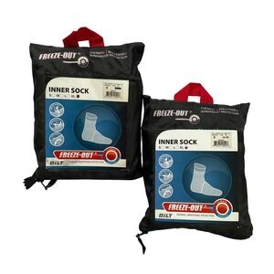 Bilt Freeze-Out Inner Socks Thermal Windproof Motorcycle Boot Liners XL Both New